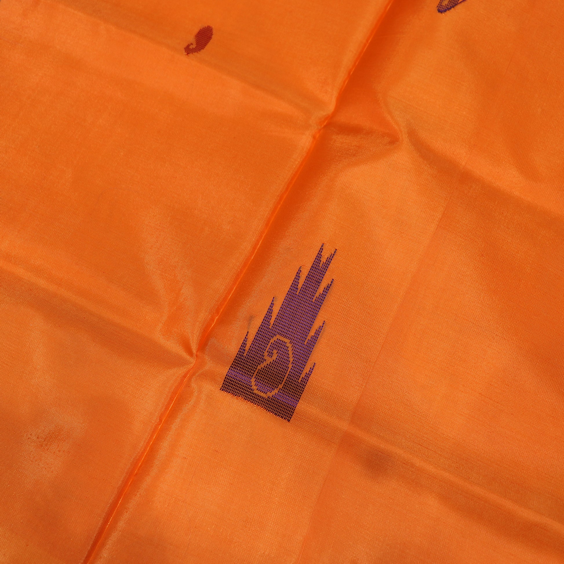 Banana Silk Saree (WITH BOUSE) Yellow With Meroon - Vaishali Silks