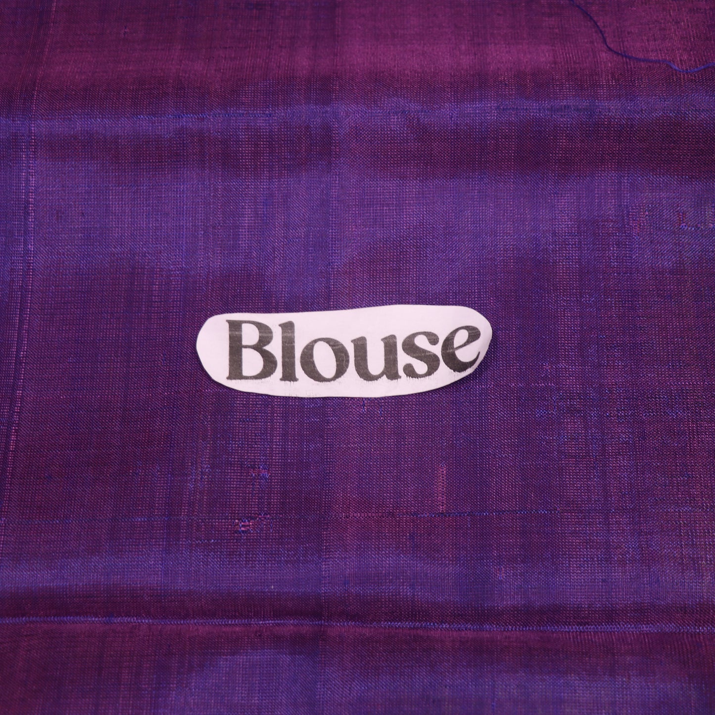 Banana Silk Saree (WITH BOUSE)  Green WIth Voilet - Vaishali Silks