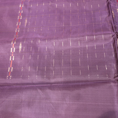 Banana Silk Saree (WITH BOUSE) Pink With  Voilet - Vaishali Silks