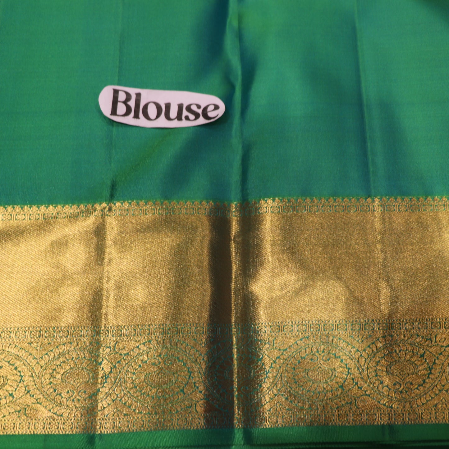 Pure Silk Saree Green  Colour - Vaishali Silks