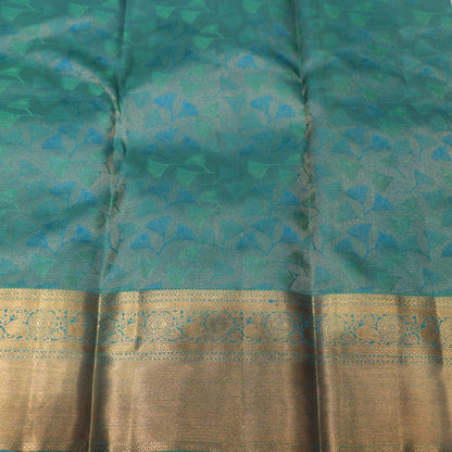 Pure Silk Saree  Ramar  Green Colour - Vaishali Silks