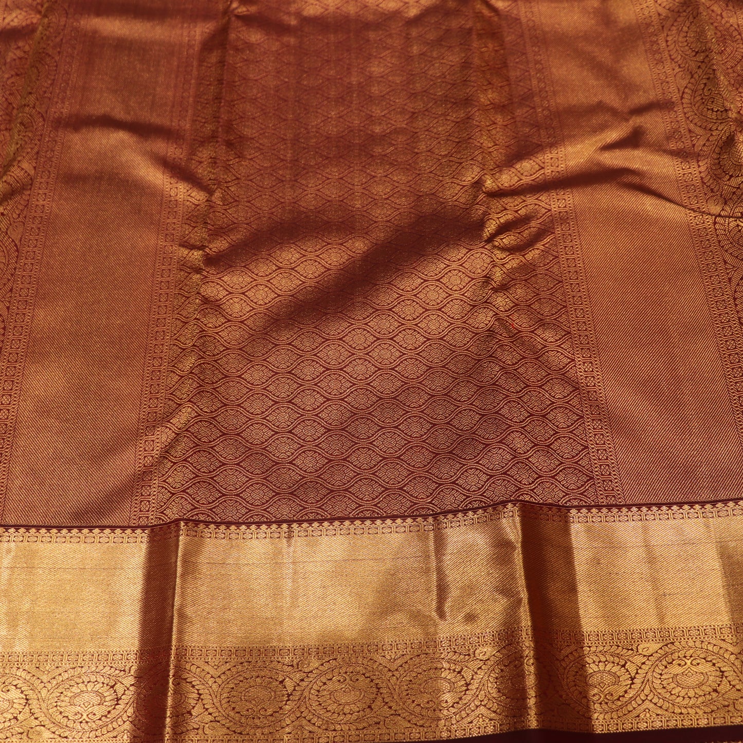 Pure Silk Saree  maroon  Colour - Vaishali Silks