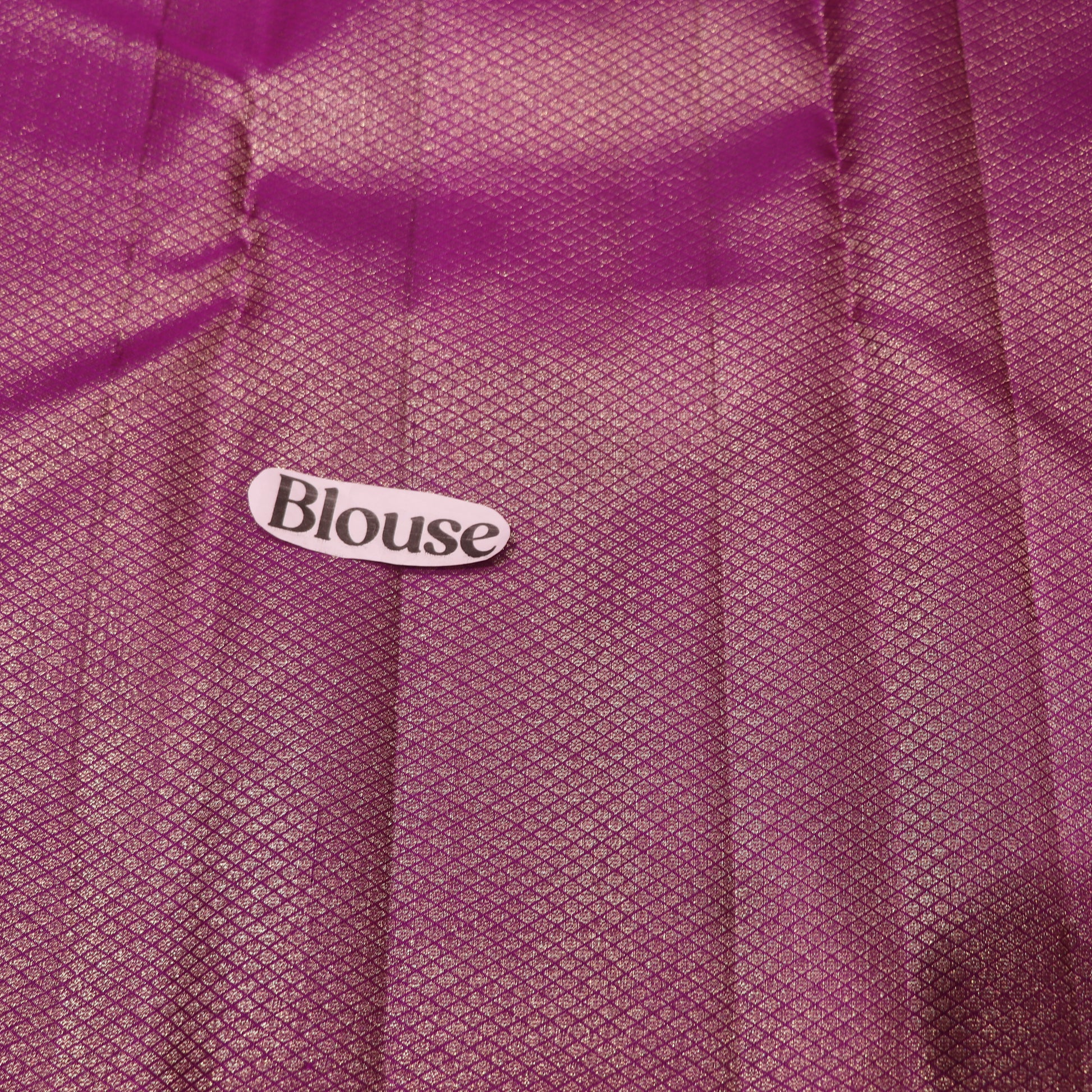 Pure Silk Saree   Mustered With Violet - Vaishali Silks