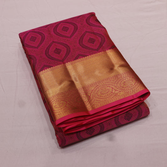 Pure Silk Saree  Pink Colour - Vaishali Silks