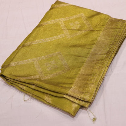 Kurti Set Green  With HAlf White - Vaishali Silks