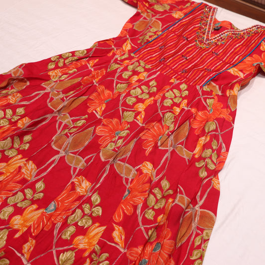 Kurti Set Pink Colour - Vaishali Silks