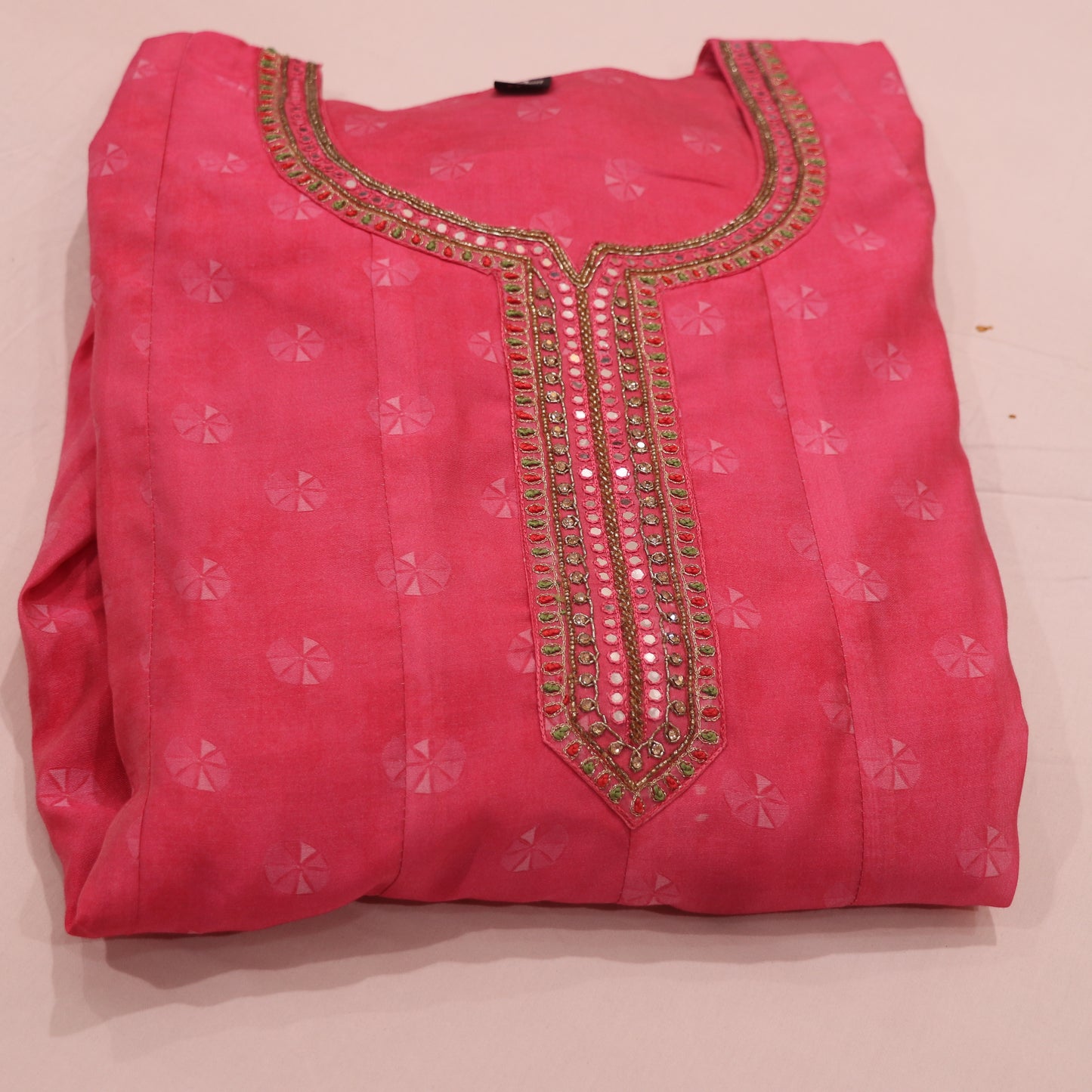 Kurti Set Pink  Colour - Vaishali Silks