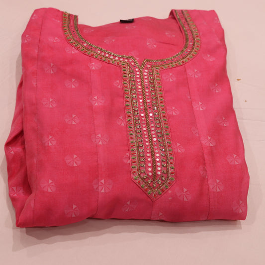 Kurti Set Pink  Colour - Vaishali Silks