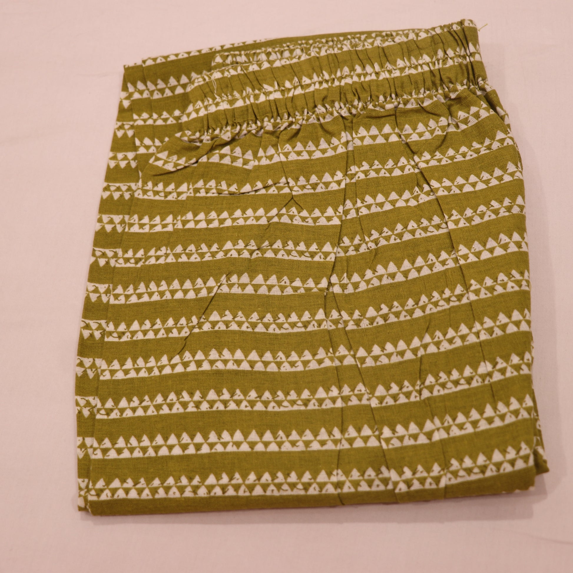 Cotton  Kurti Green  Colour - Vaishali Silks