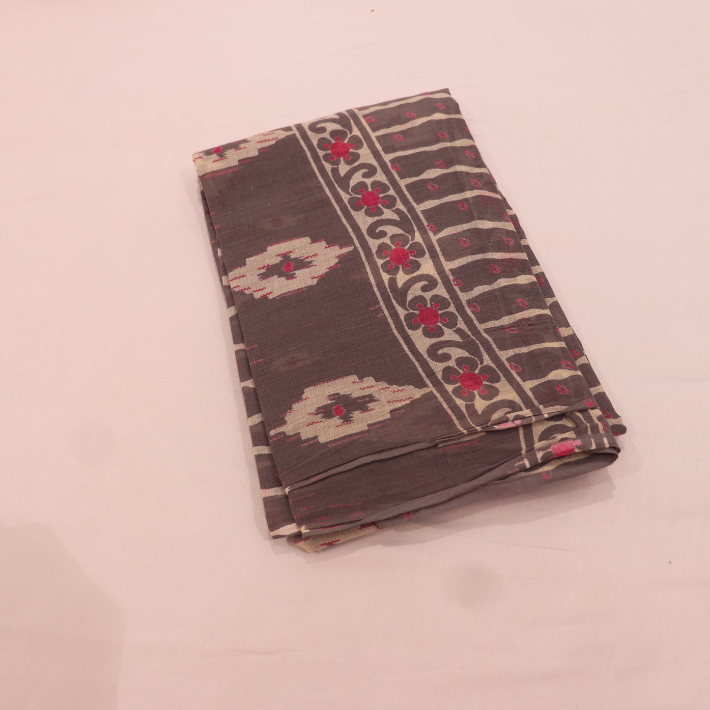 cotton  Gray Colour - Vaishali Silks