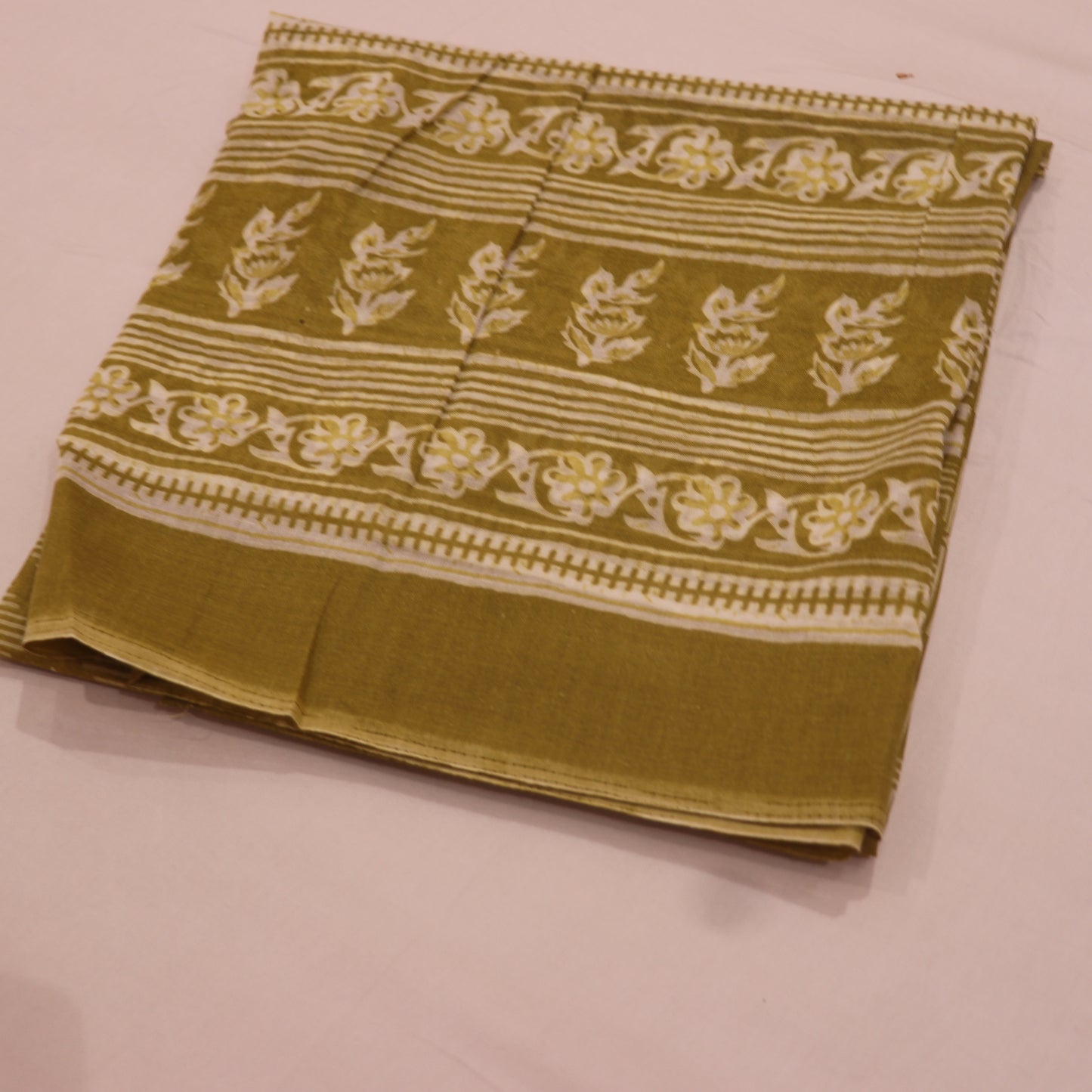 Kurti Set Olive  Green Colour - Vaishali Silks