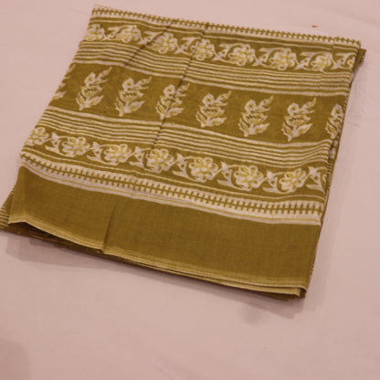 Kurti Set Olive  Green Colour - Vaishali Silks