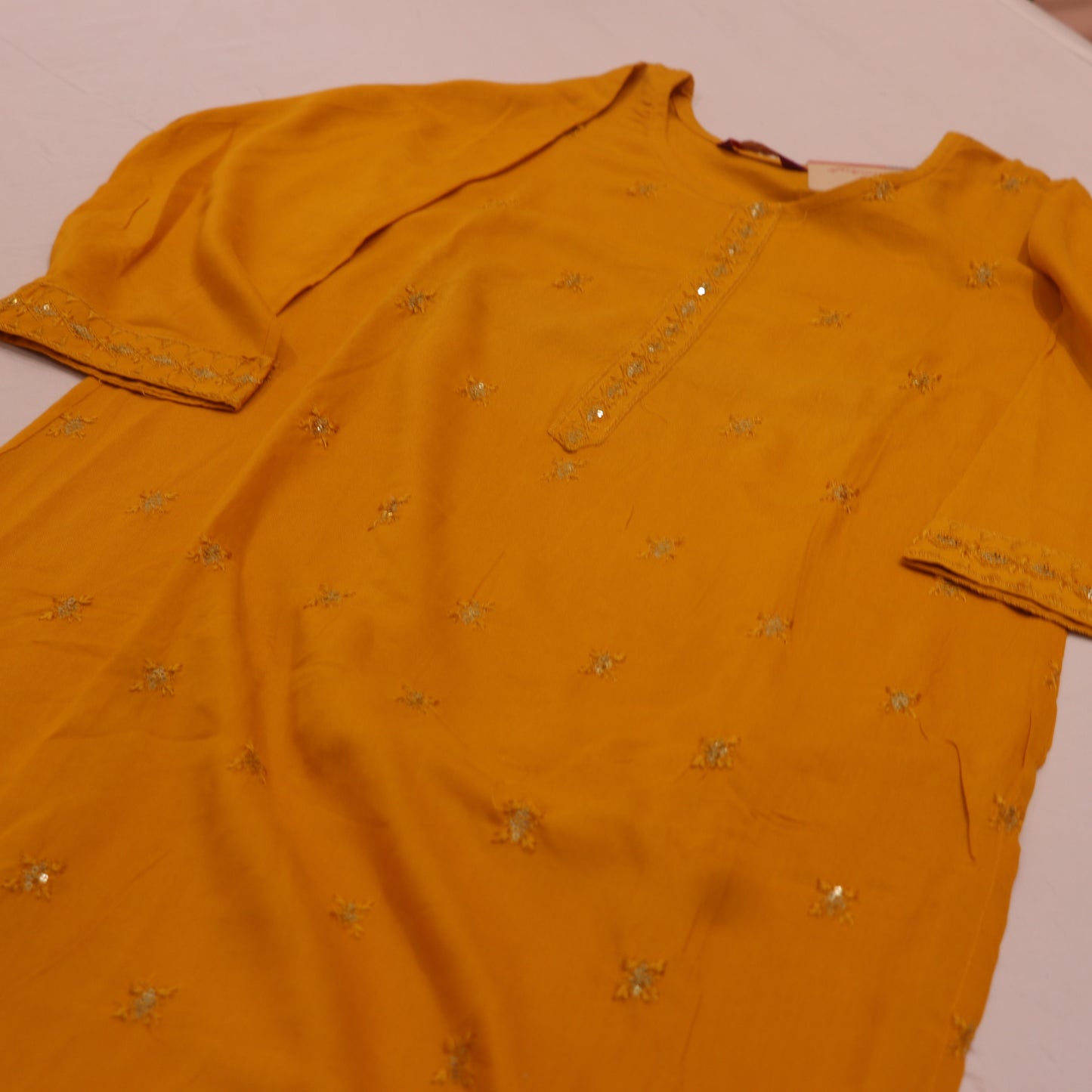 Kurti Set Yellow Colour - Vaishali Silks