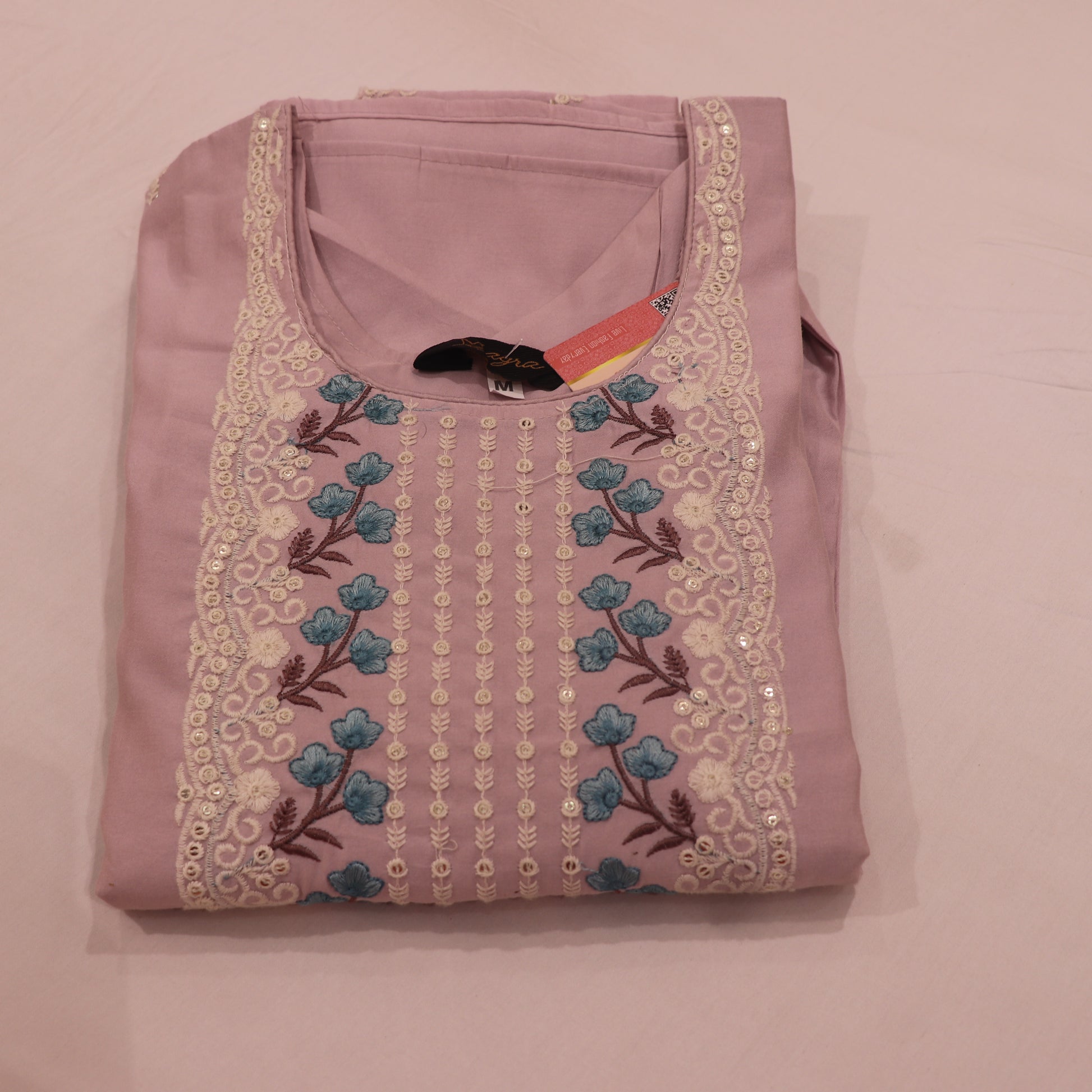 Kurti Set Lavender Colour - Vaishali Silks