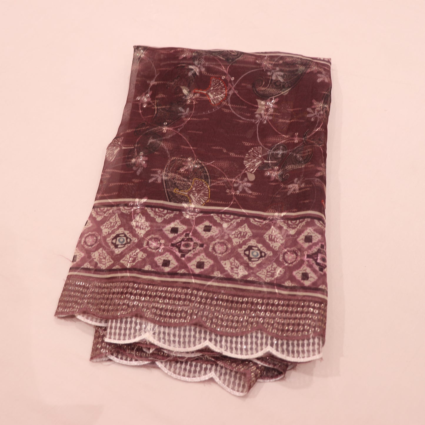Kurti Set Voilet Colour - Vaishali Silks