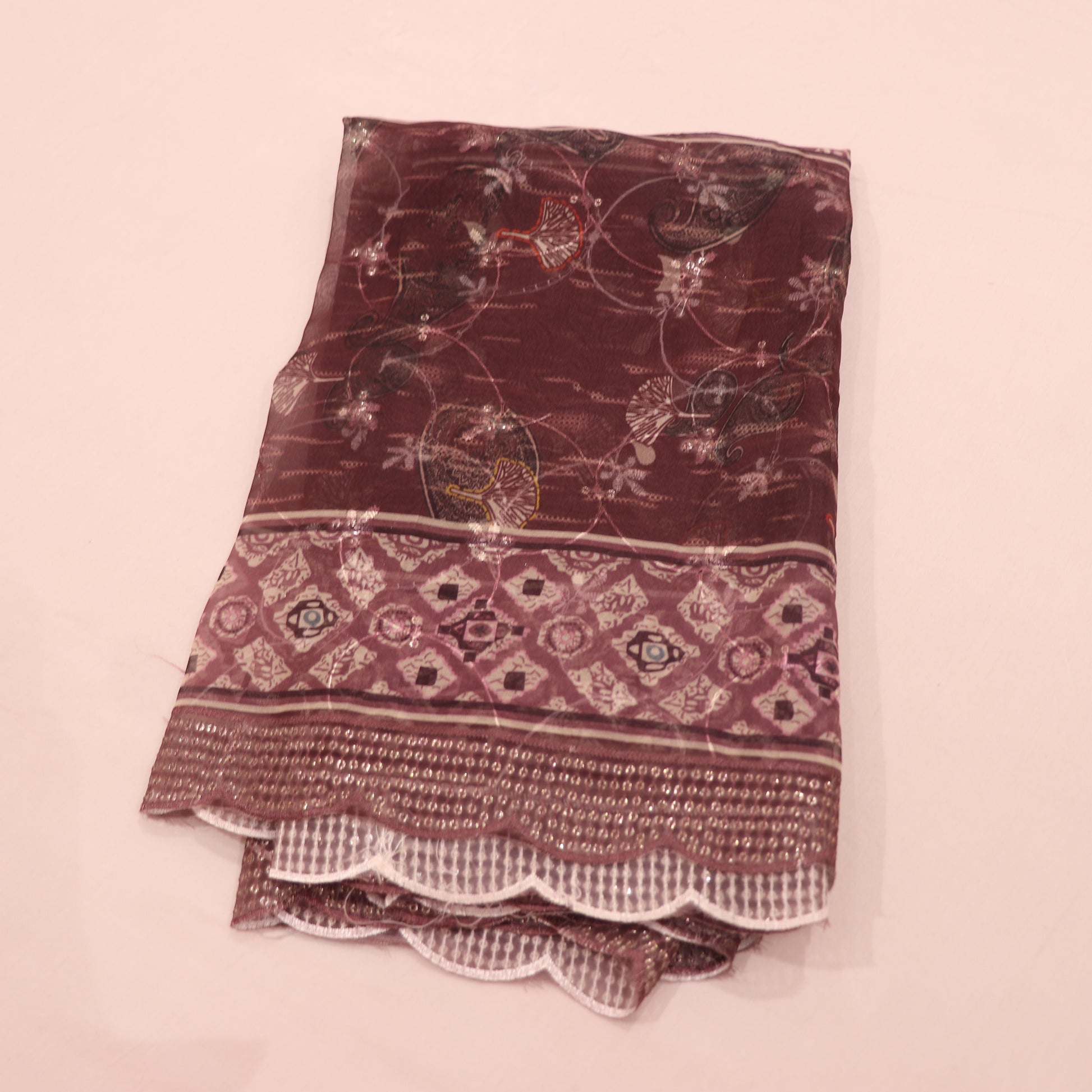 Kurti Set Voilet Colour - Vaishali Silks