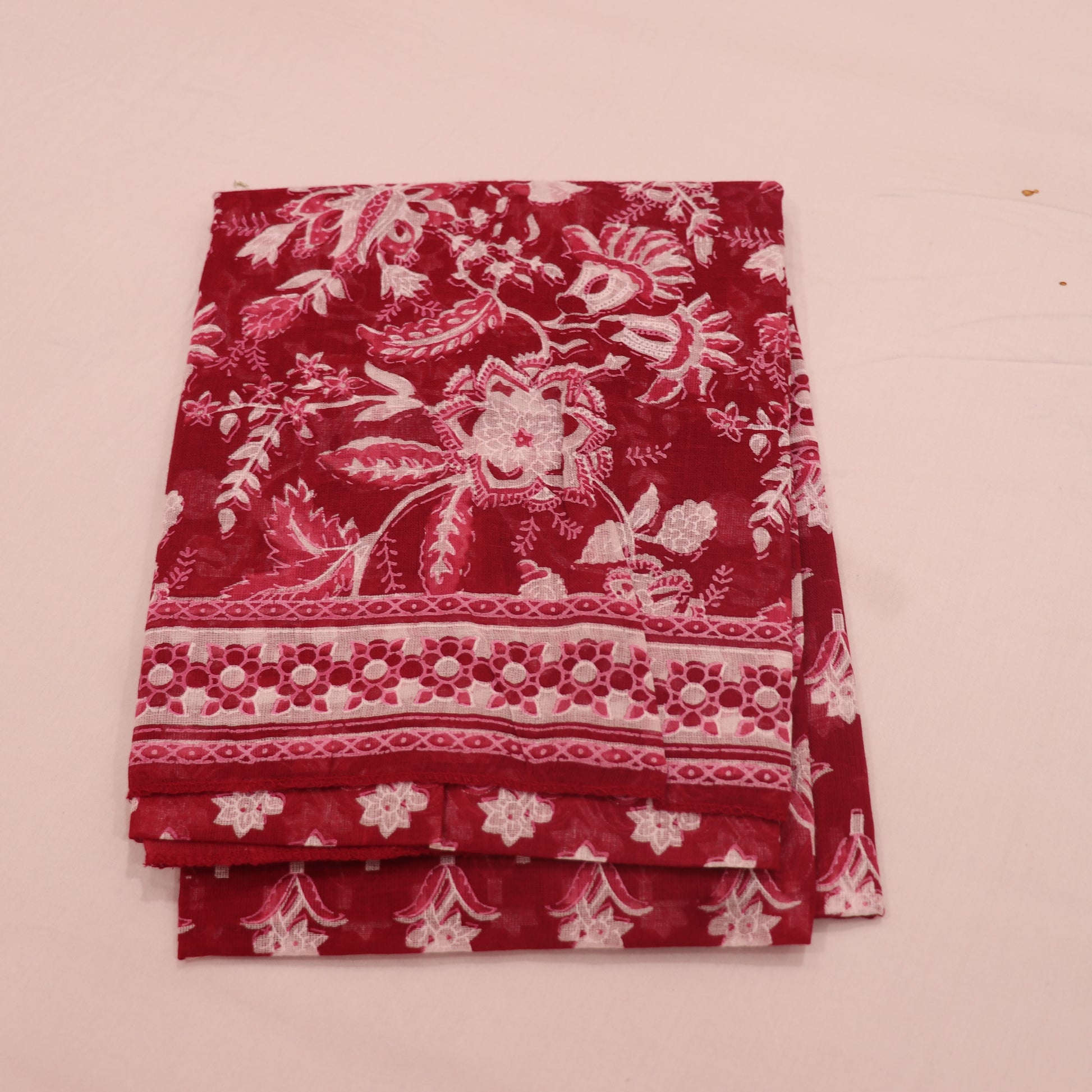 Kurti Set Dark Pink  colour - Vaishali Silks