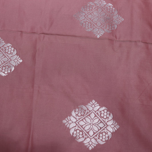 Semi Silk Saree Ligth  Peach  Colour - Vaishali Silks