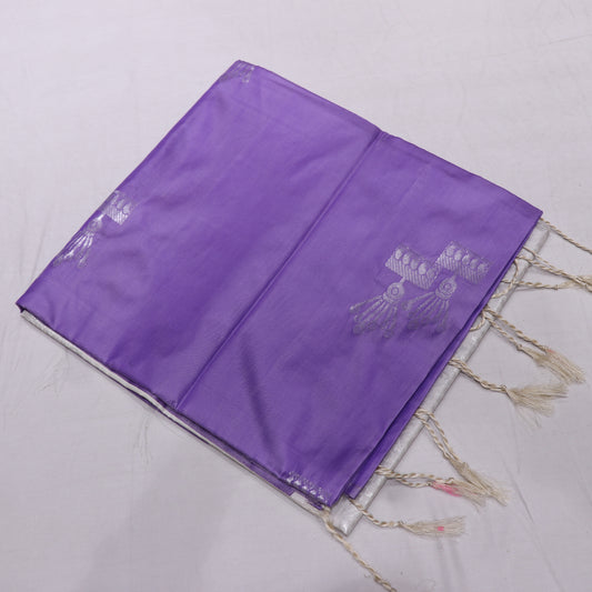 Semi Silk Saree  Violet Colour - Vaishali Silks