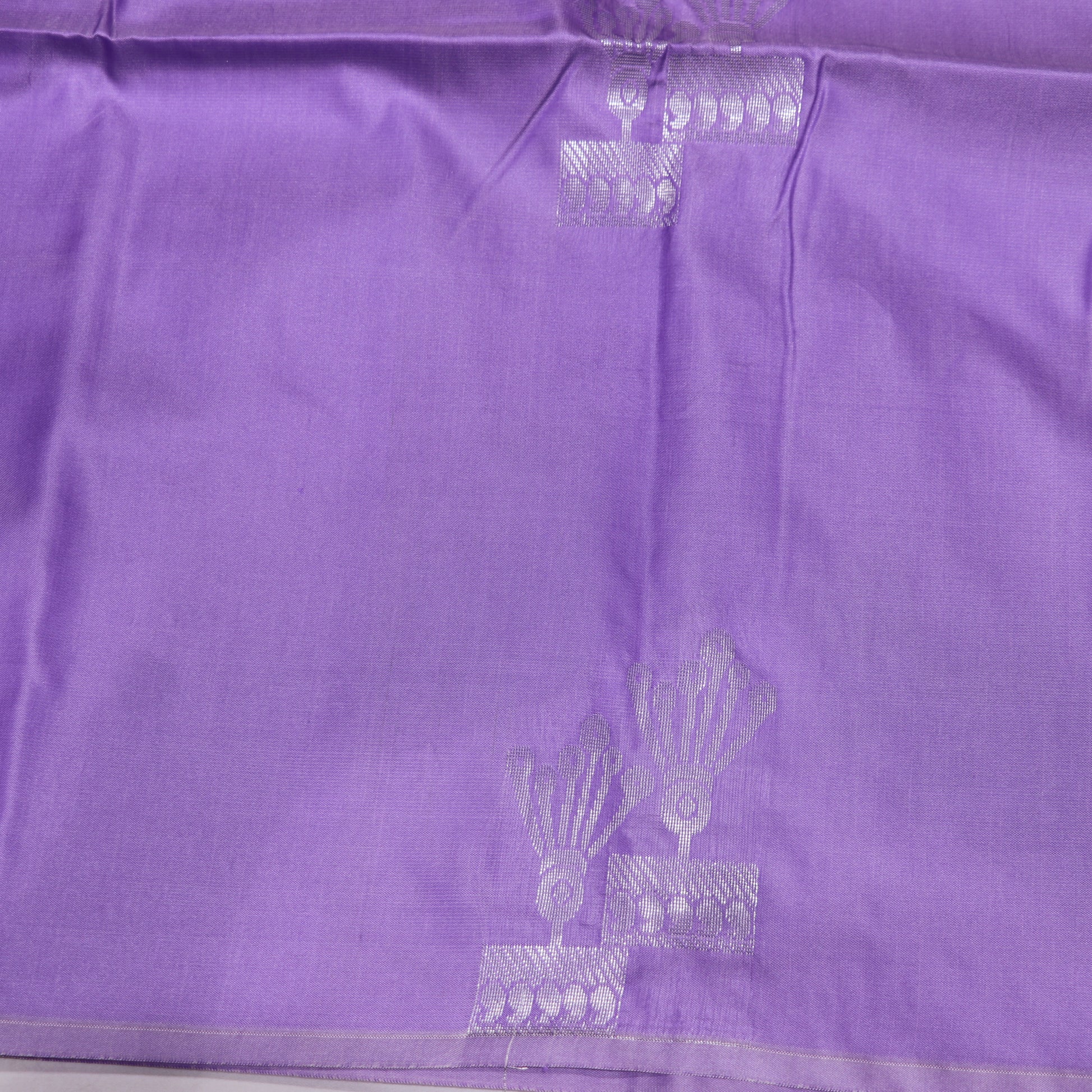 Semi Silk Saree  Violet Colour - Vaishali Silks