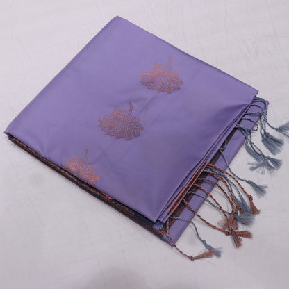 Semi Silk Saree  Violet colour - Vaishali Silks