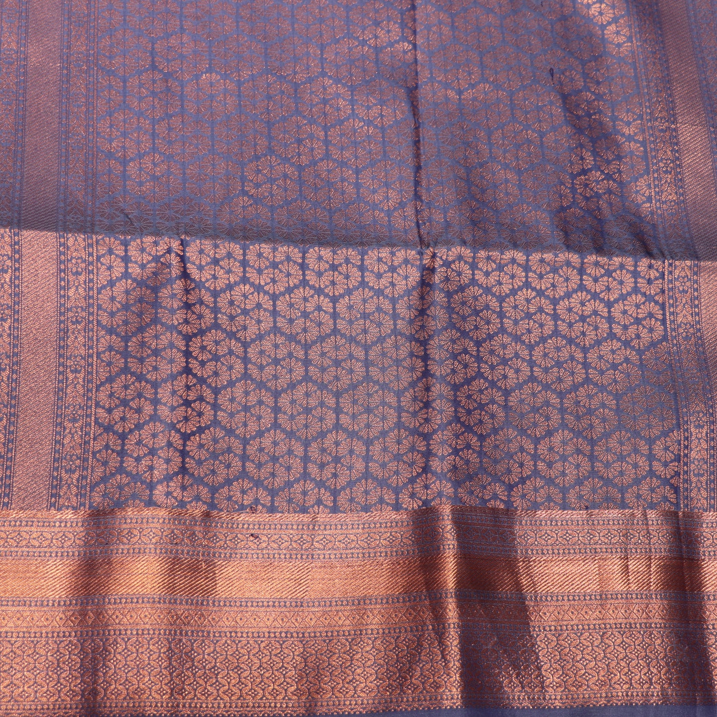 Semi Silk Saree  Violet colour - Vaishali Silks