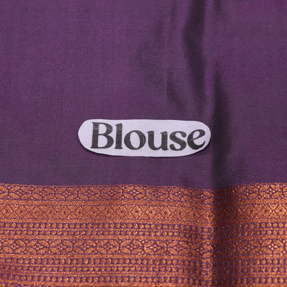 Semi Silk Saree Orange colour - Vaishali Silks
