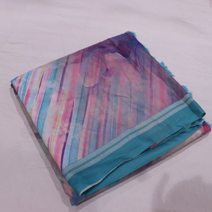Fancy  Saree  Blue  Colour - Vaishali Silks