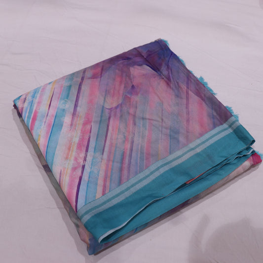 Fancy  Saree  Blue  Colour - Vaishali Silks