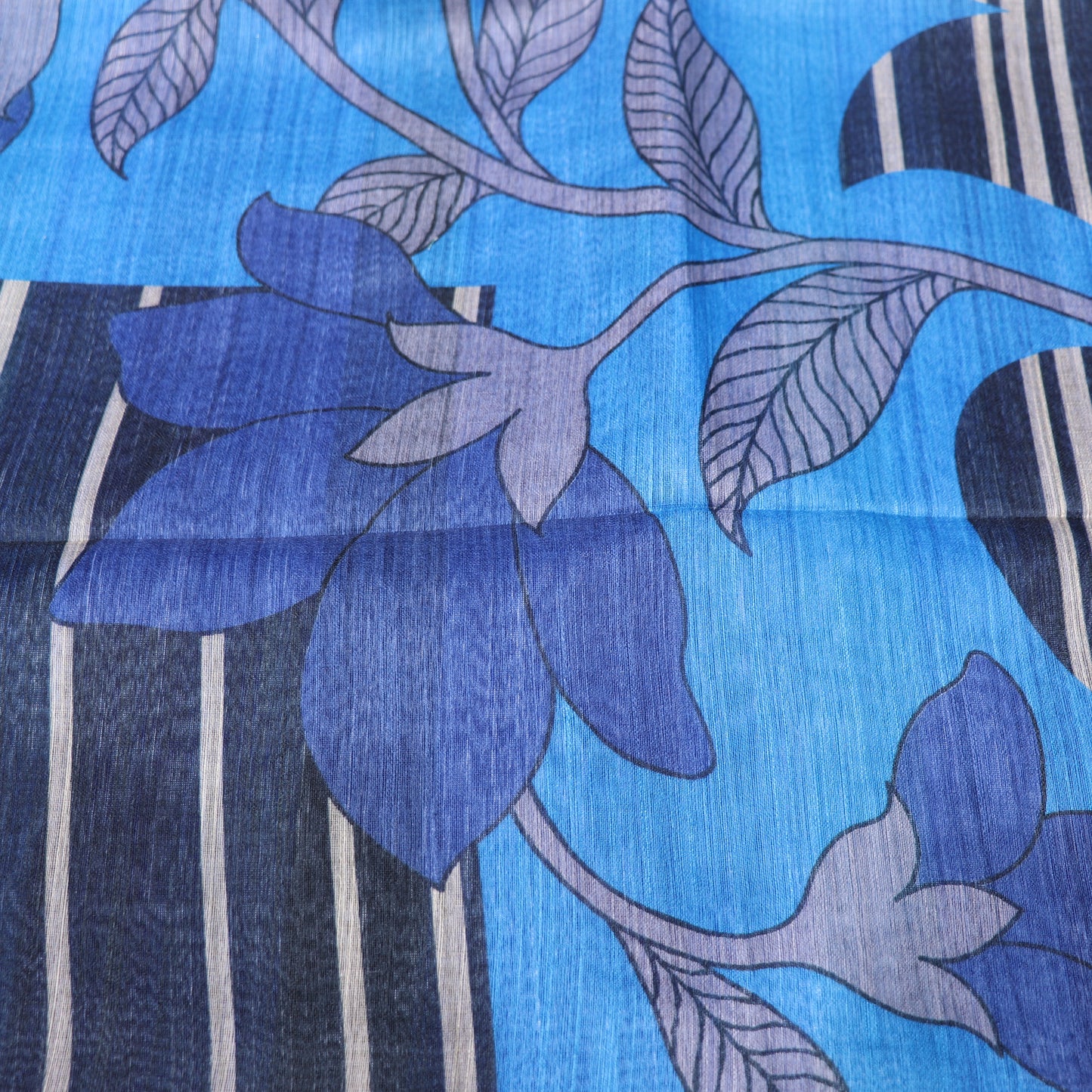 Fancy  Saree  Blue Colour - Vaishali Silks