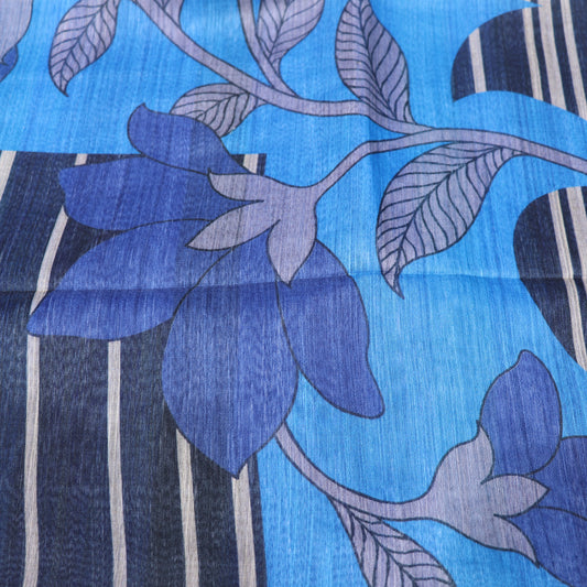 Fancy  Saree  Blue Colour - Vaishali Silks