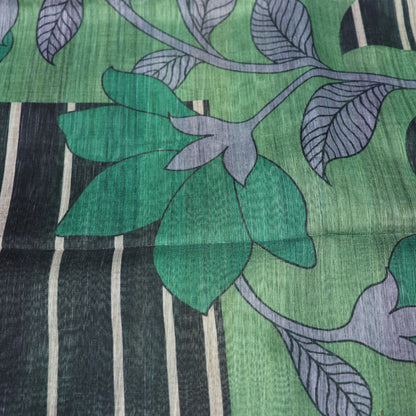 Fancy  Saree  Green Colour - Vaishali Silks