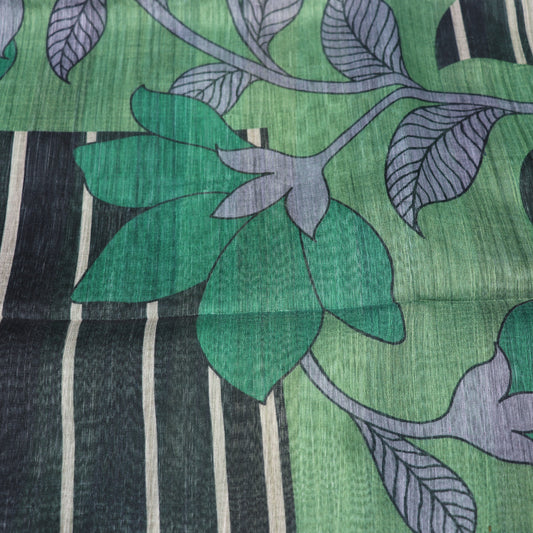 Fancy  Saree  Green Colour - Vaishali Silks