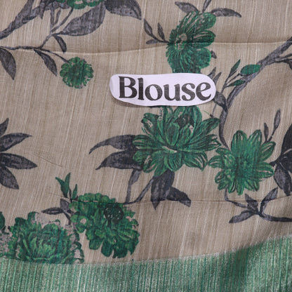 Fancy  Saree  Green Colour - Vaishali Silks