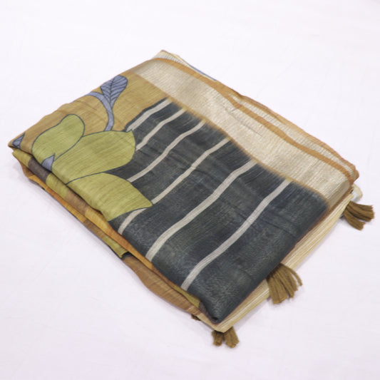Fancy  Saree  Light  Green  Colour - Vaishali Silks