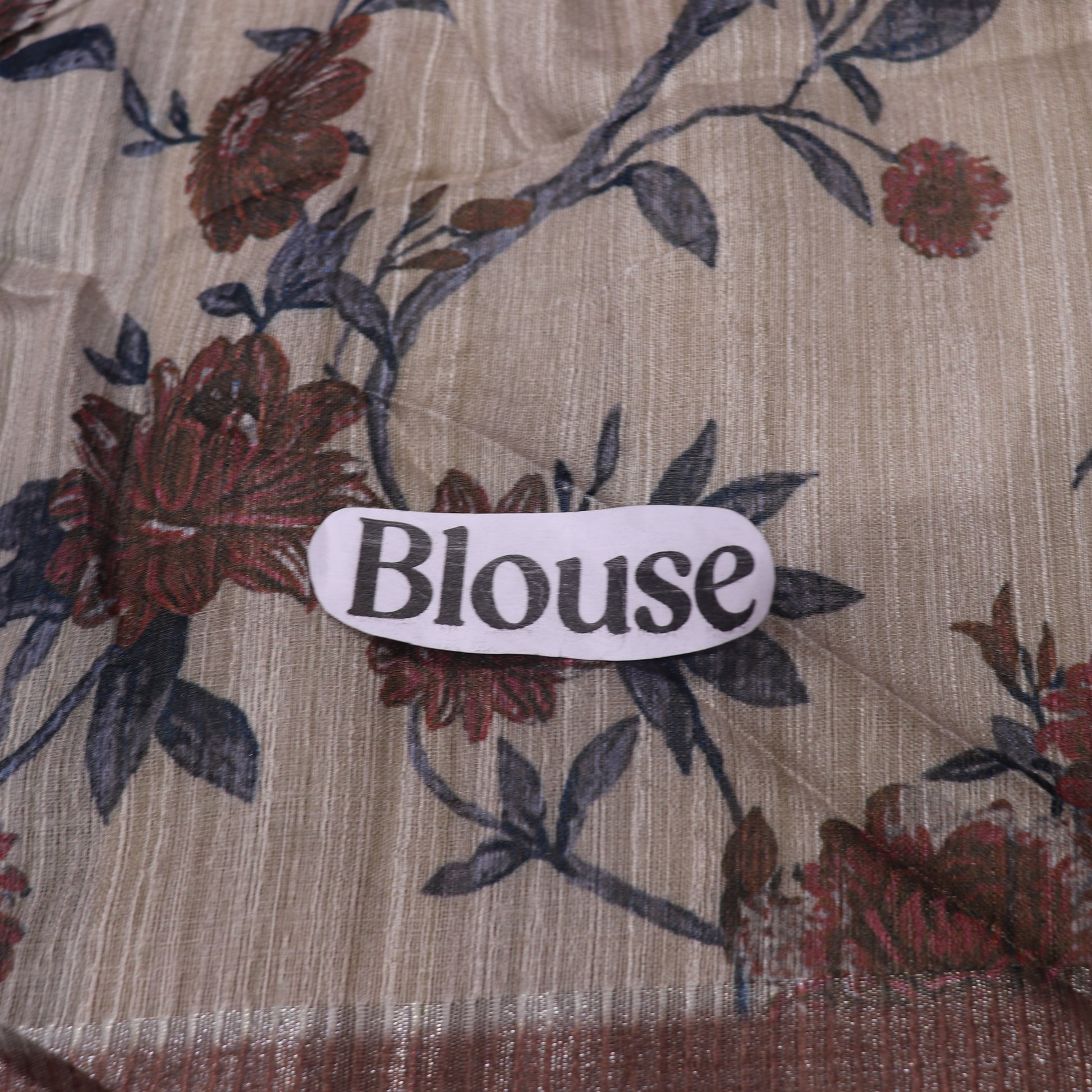 Fancy  Saree   Brown  Colour - Vaishali Silks