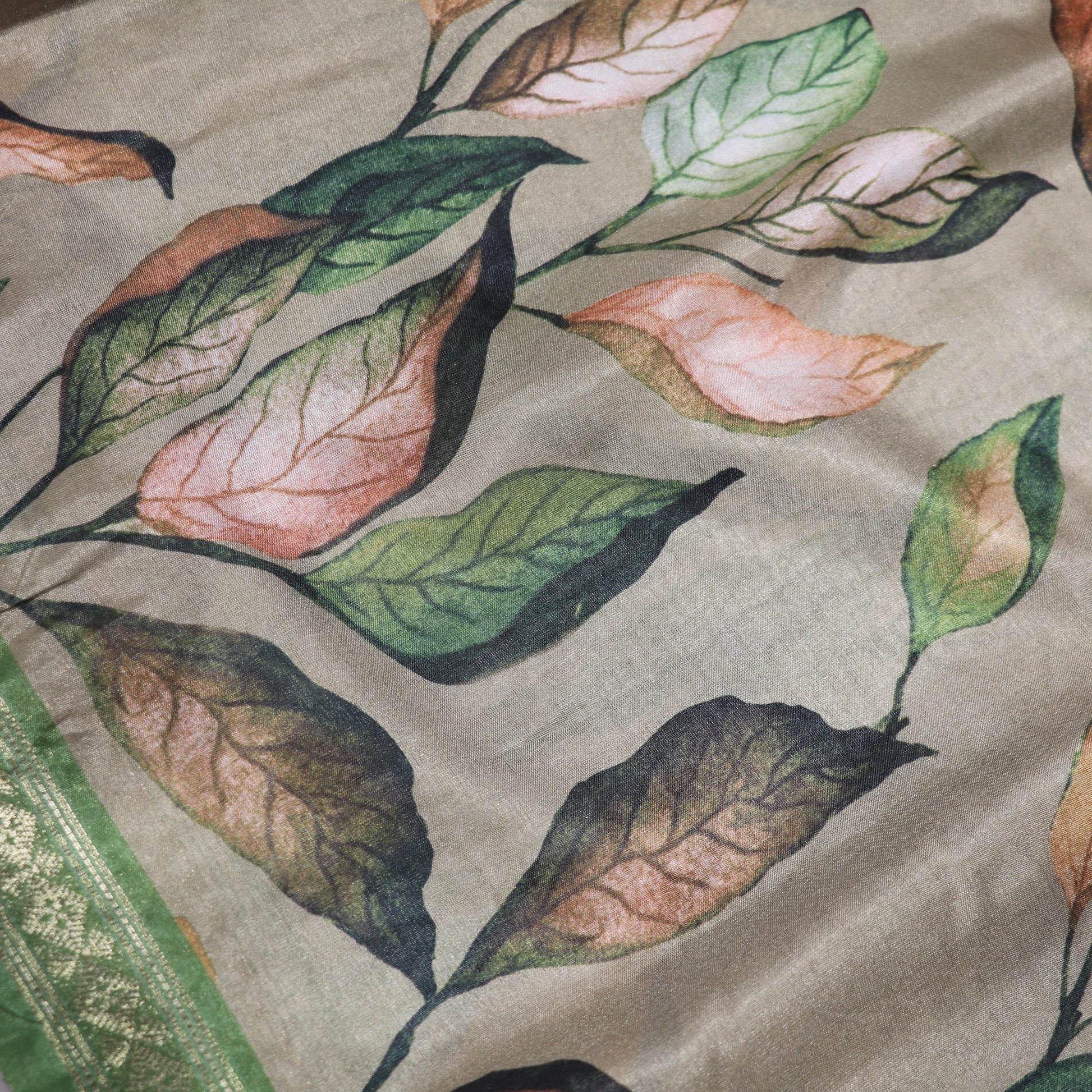 Fancy  Saree  Green  Colour - Vaishali Silks