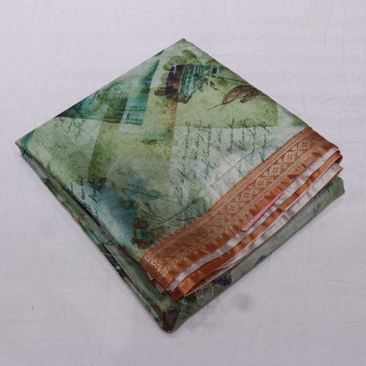 Fancy  Saree   Light Green  colour - Vaishali Silks