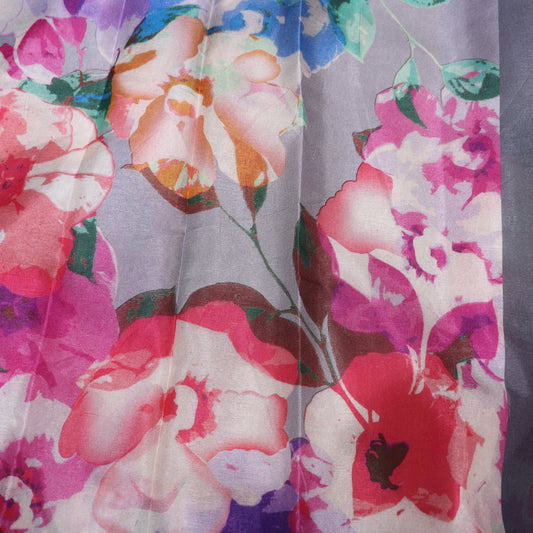 Fancy  Saree  Gray  Colour - Vaishali Silks