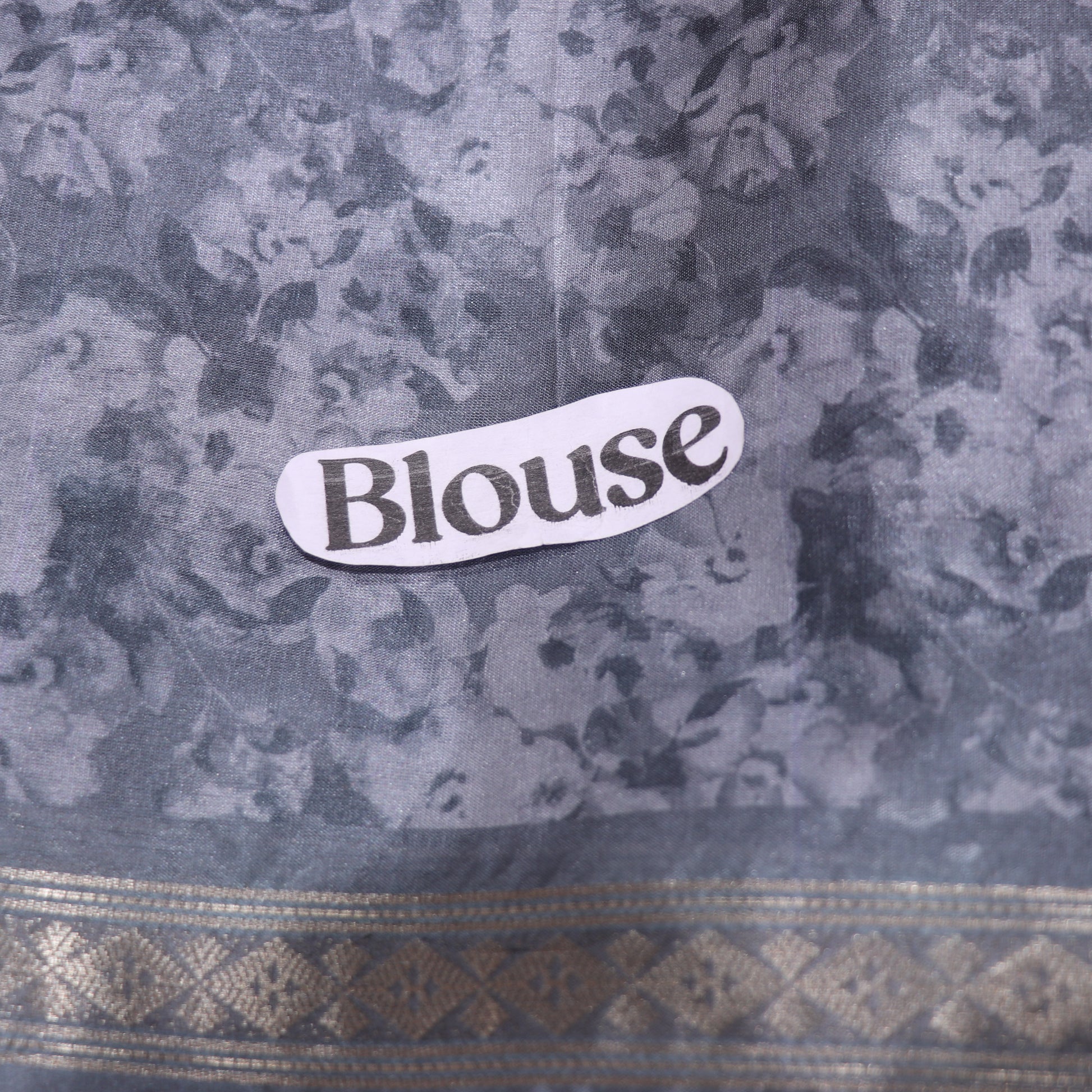 Fancy  Saree  Gray  Colour - Vaishali Silks
