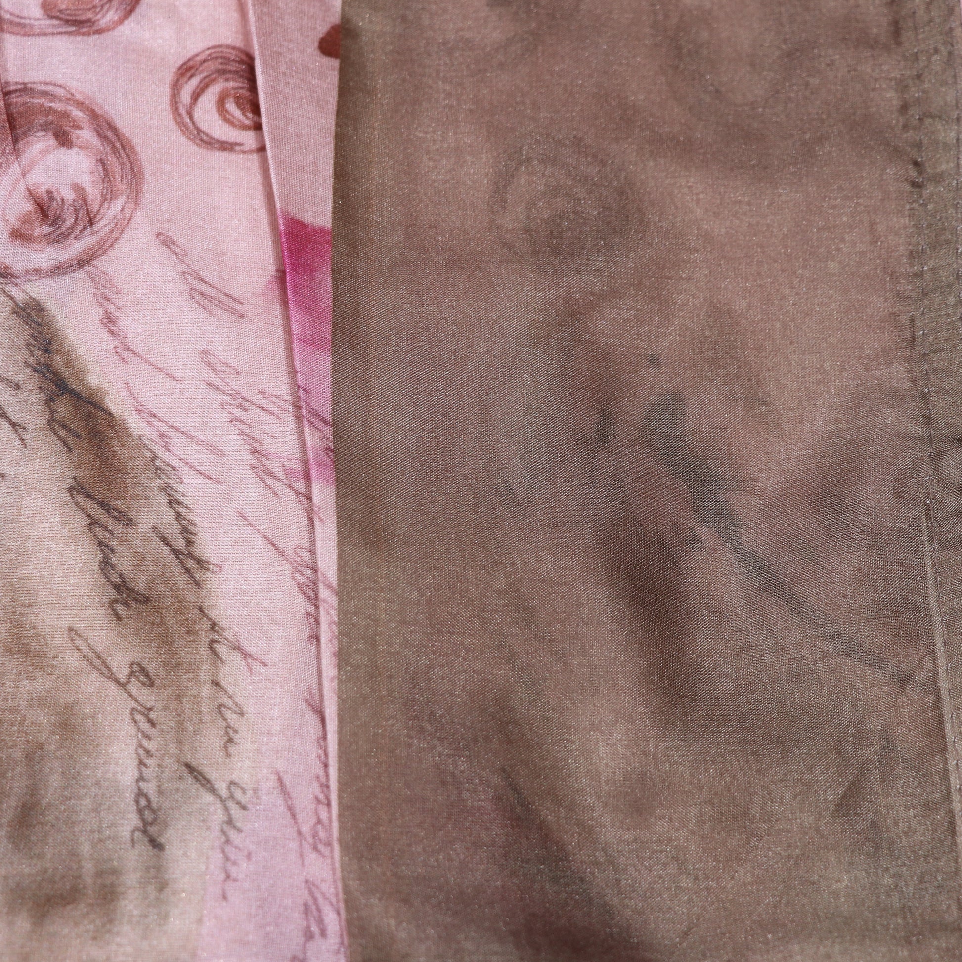 Fancy  Saree Pink  With Brown  Colour - Vaishali Silks