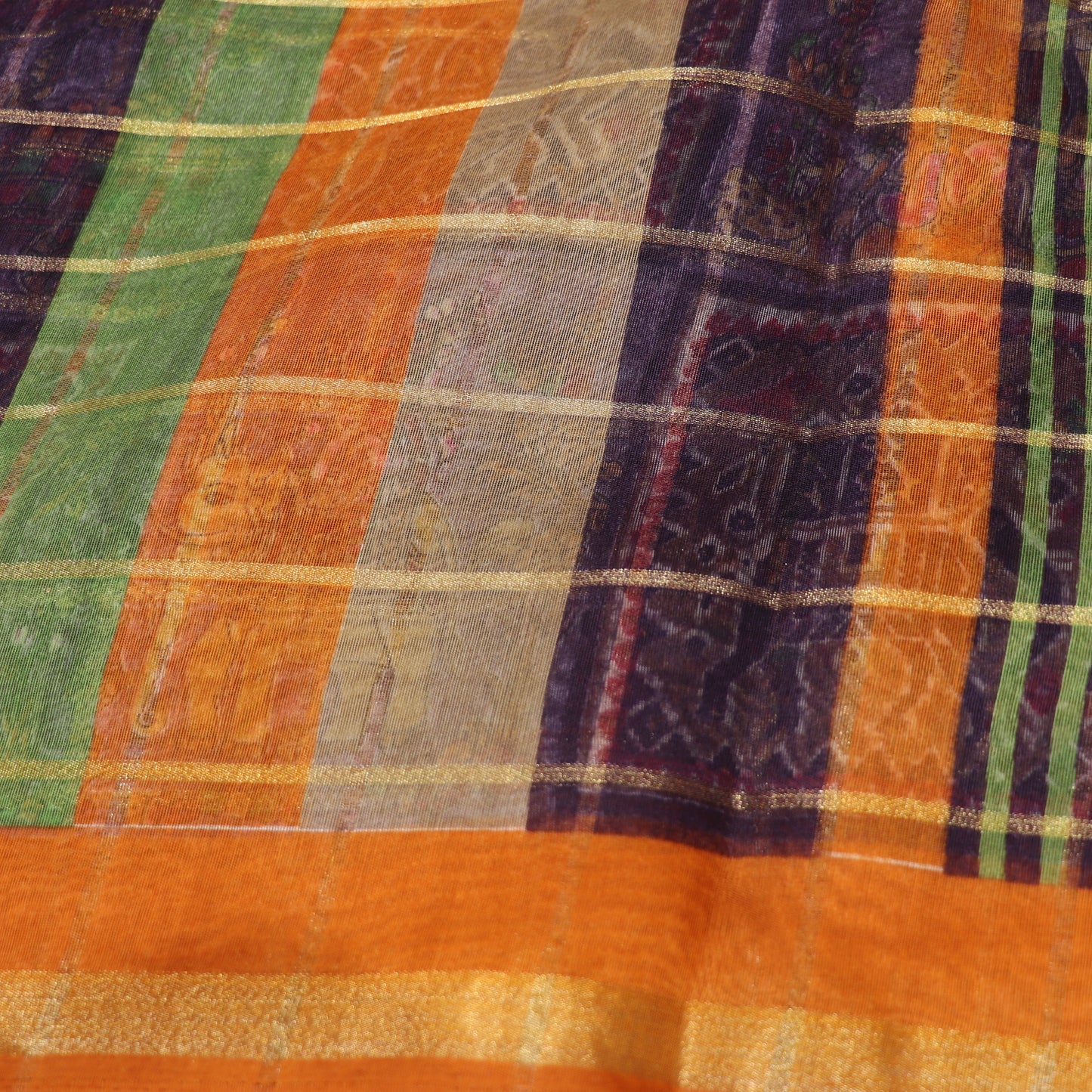 Fancy  Saree  Mustard  Colour - Vaishali Silks