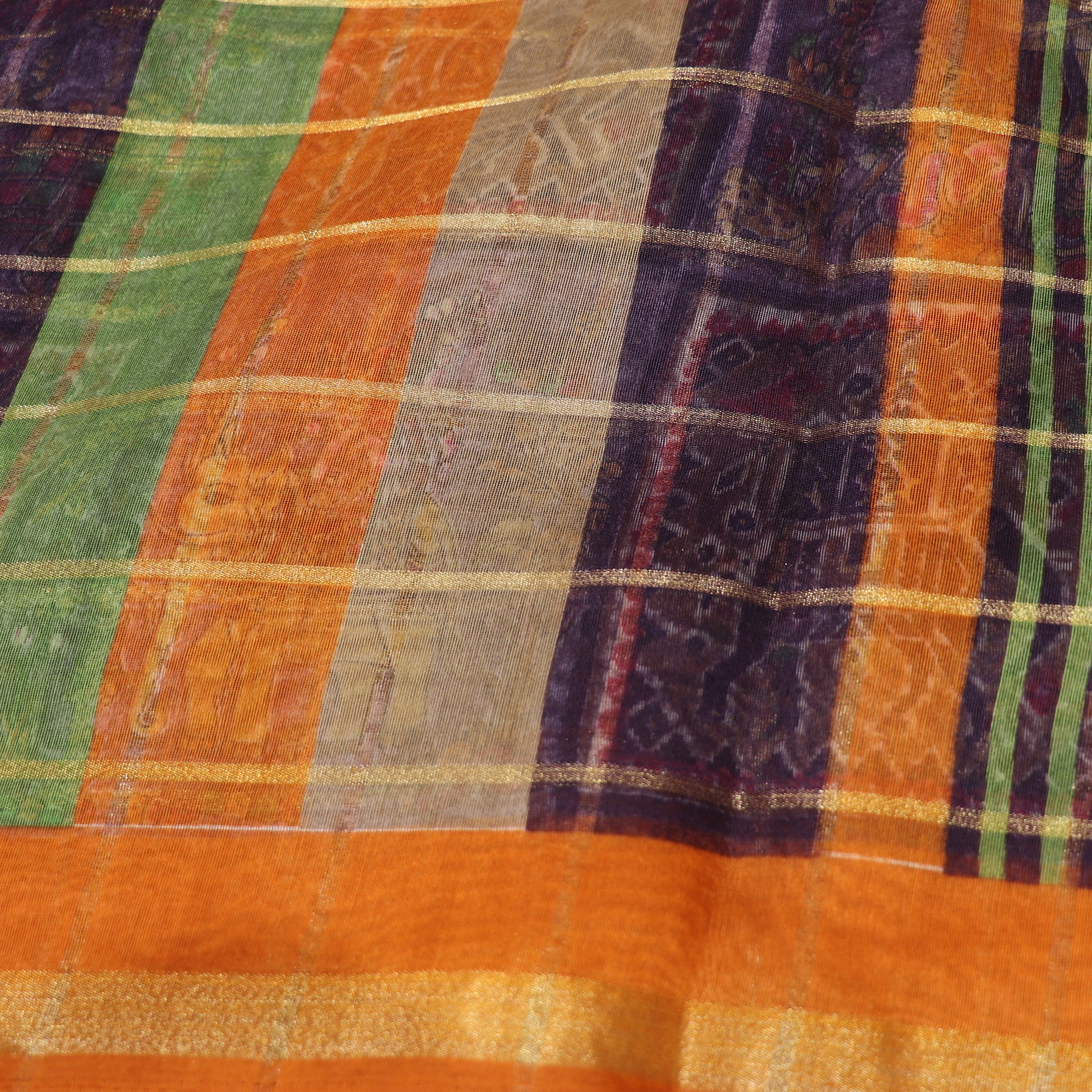 Fancy  Saree  Mustard  Colour - Vaishali Silks