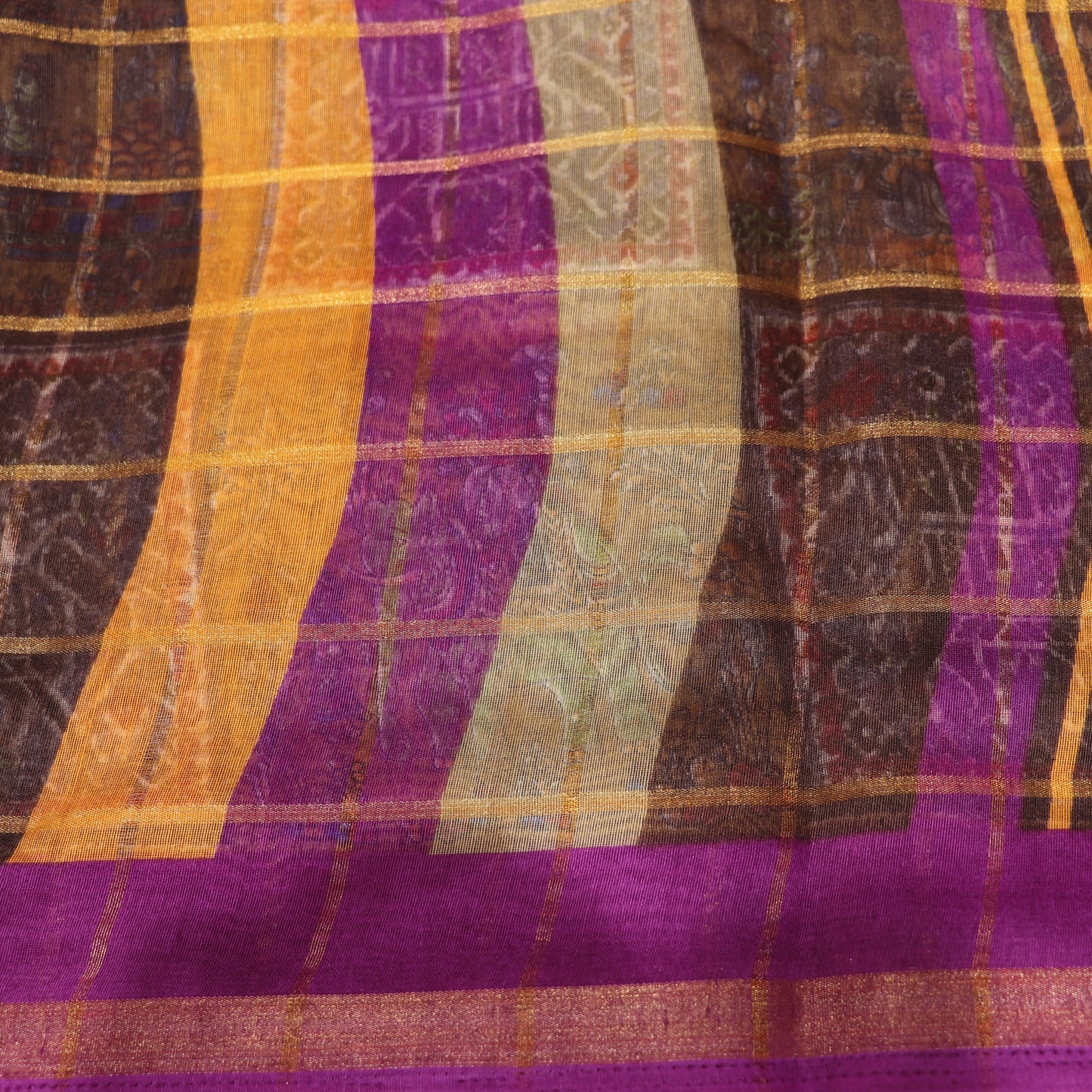 Fancy  Saree   Violet  Colour - Vaishali Silks