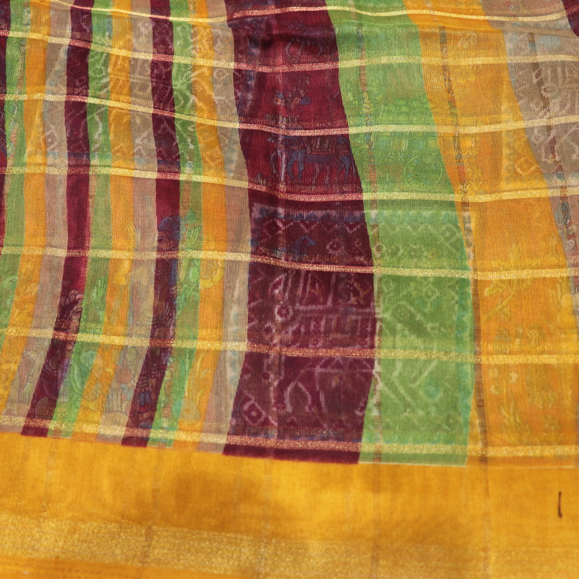 Fancy  Saree  Yellow Colour - Vaishali Silks