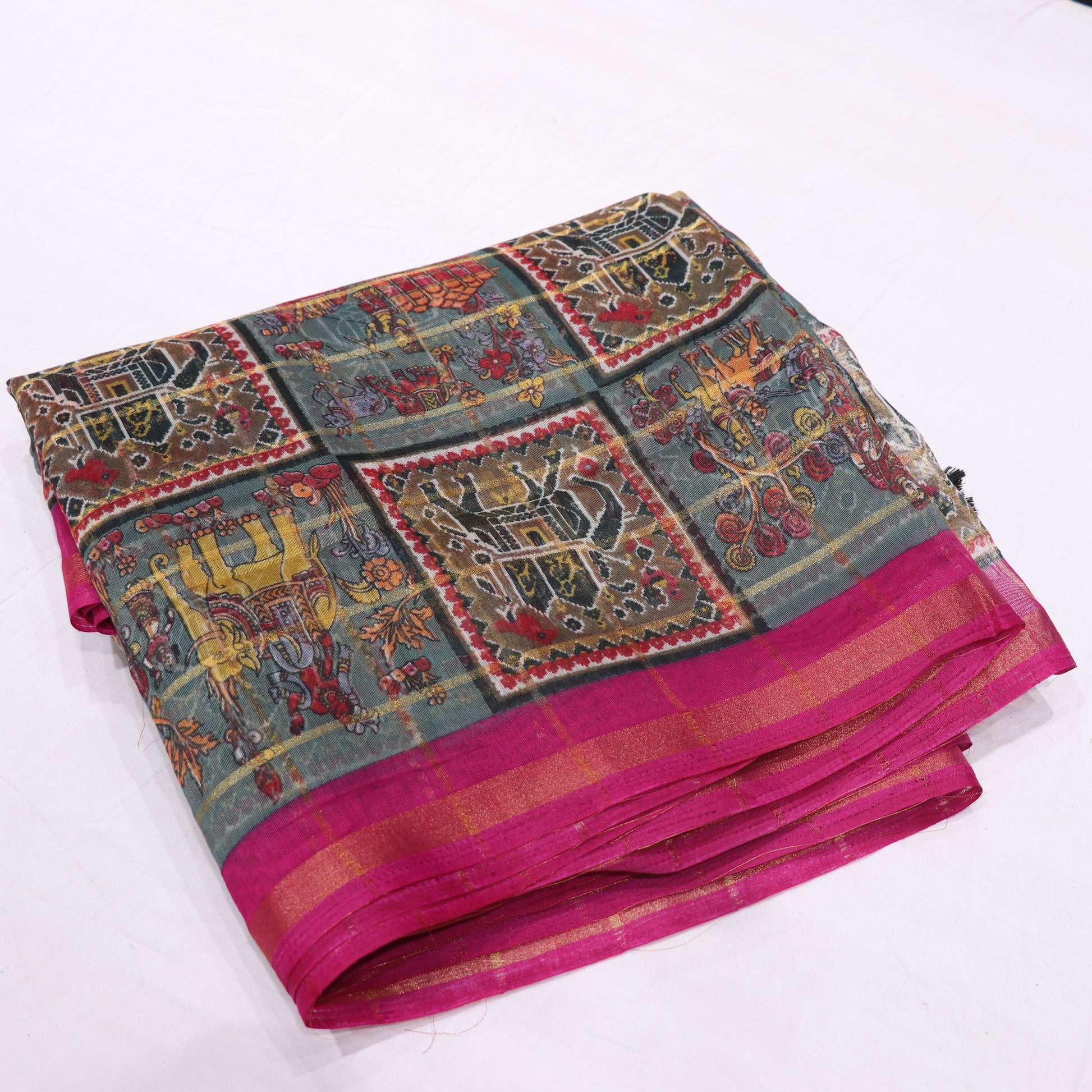 Fancy  Saree Pink Colour - Vaishali Silks