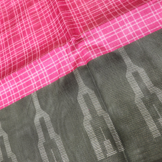 Fancy  Saree  Pink With Gray Colour - Vaishali Silks