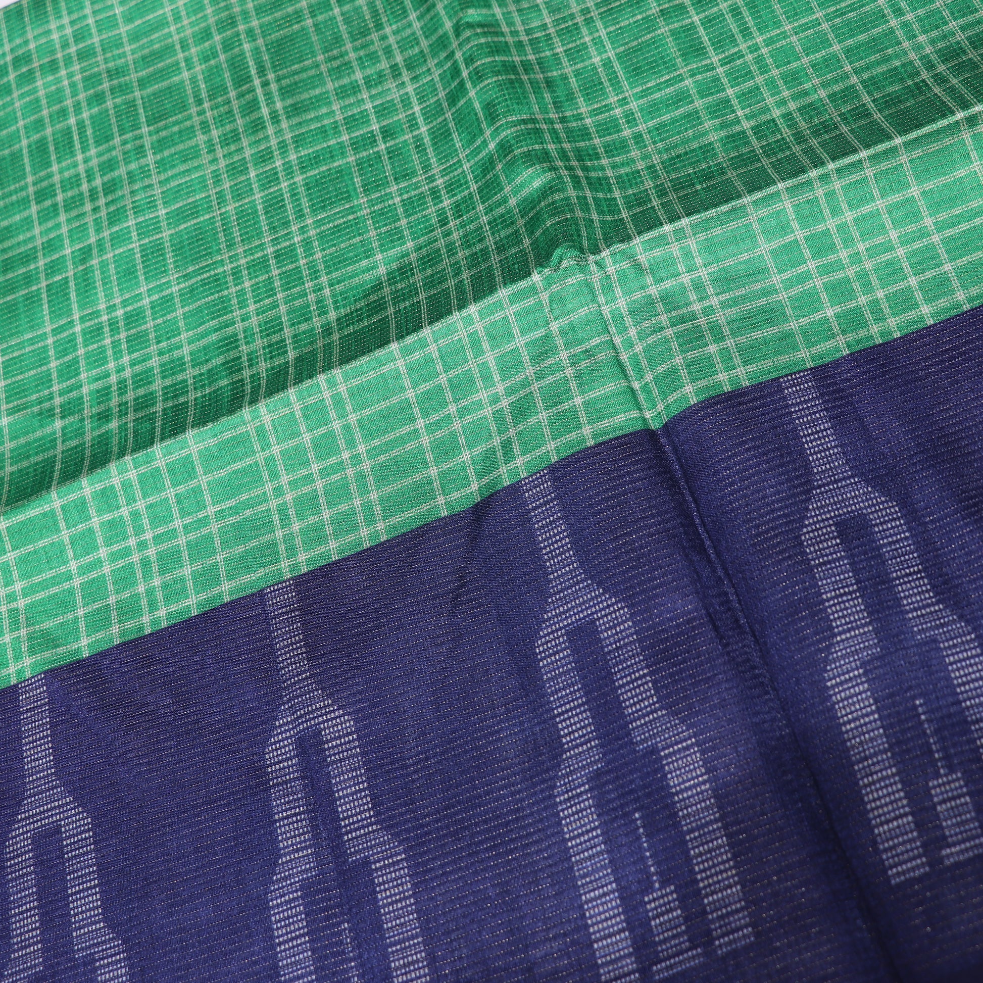 Fancy  Saree  Green with Blue Colour - Vaishali Silks