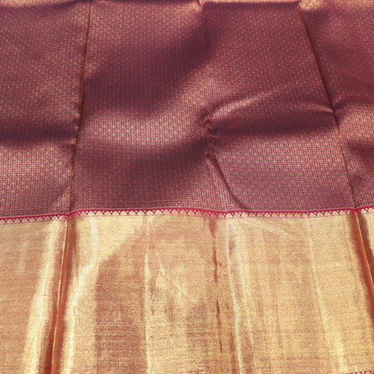 Pure Silk Maroon Colour - Vaishali Silks