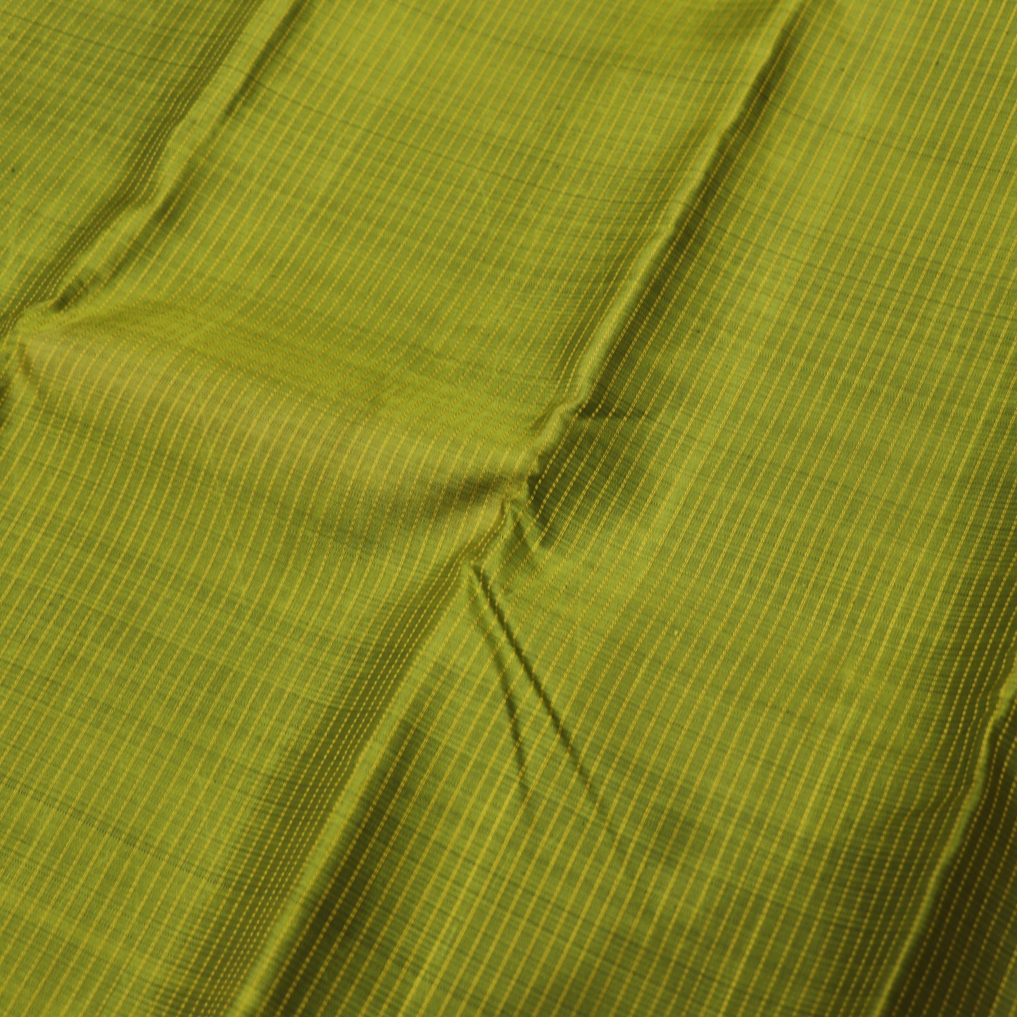 Pure Silk Saree  Green With Blue - Vaishali Silks